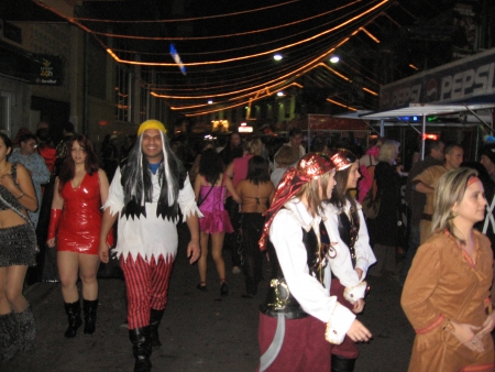 Karneval feiern auf den Straßen